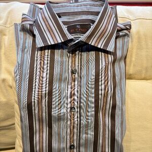 Striped Men's Shirt by Etro Milano L/XL